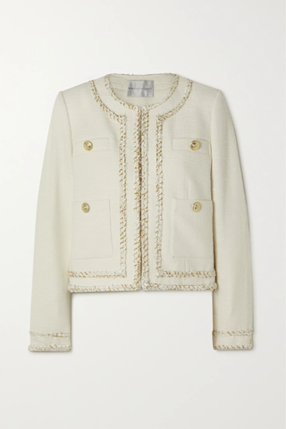 유럽직배송 레베카밸런스 자켓 REBECCA VALLANCE Sigourney embellished bouclé-tweed jacket 38063312420741550