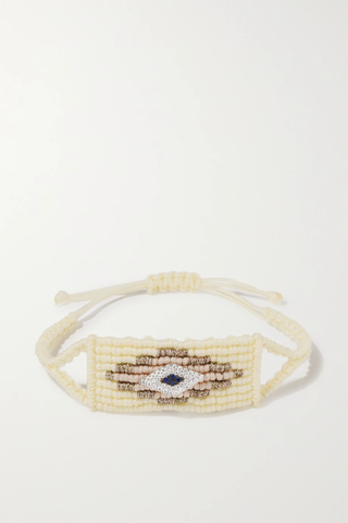 유럽직배송 다이앤코르다스 팔찌 DIANE KORDAS Evil Eye woven cord, diamond and sapphire bracelet 1647597282671170