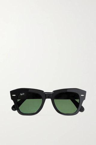 유럽직배송 레이벤 선글라스 RAY-BAN State Street square-frame acetate sunglasses 9649229528849973