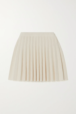 유럽직배송 리포메이션 미니스커트 REFORMATION Mattia pleated organic cotton mini skirt 1647597283630964
