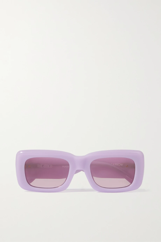 유럽직배송 아티코 선글라스 THE ATTICO + Linda Farrow Mini Marfa rectangular-frame tortoiseshell acetate sunglasses 43769801096245940