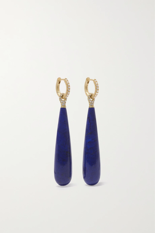 유럽직배송 아이린뉴워스 귀걸이 IRENE NEUWIRTH 18-karat gold, lapis lazuli and diamond earrings 1647597284475295