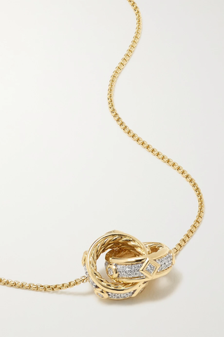 유럽직배송 데이비드율만 목걸이 DAVID YURMAN Modern Renaissance 18-karat gold diamond necklace 33258524072162647