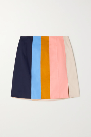 유럽직배송 스타우드 미니스커트 STAUD Wells striped cotton-blend poplin mini skirt 43769801096283742
