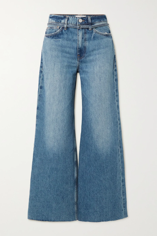 유럽직배송 프레임 청바지 FRAME Le Baggy oversized cropped distressed high-rise wide-leg jeans 46376663162666956