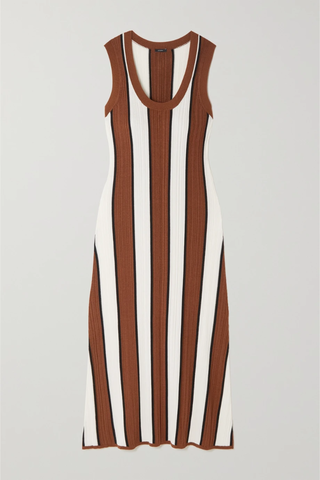 유럽직배송 조셉 원피스 JOSEPH Striped ribbed-knit midi dress 38063312420525686
