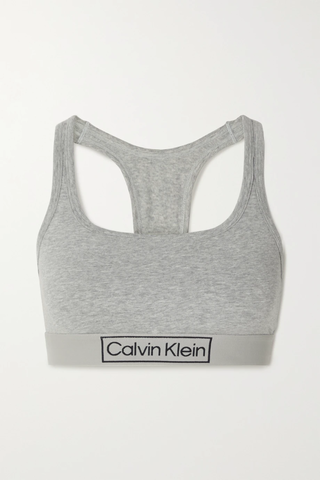 유럽직배송 캘빈클라인 CALVIN KLEIN Reimagined Heritage stretch-cotton jersey soft-cup bra 38063312419527086