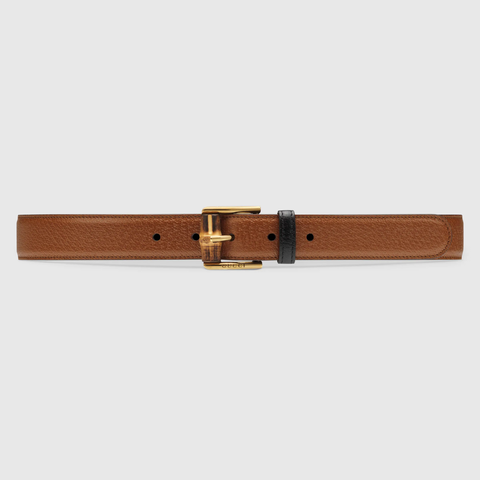 유럽직배송 구찌 여성벨트 GUCCI Belt with bamboo buckle 699954DJ24M2575