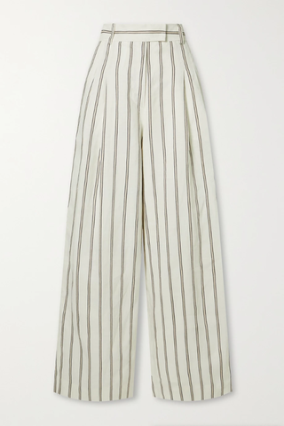유럽직배송 바이말렌비거 팬츠 BY MALENE BIRGER Cymbaria striped linen-blend wide-leg pants 38063312420760457