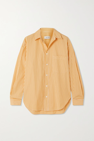 유럽직배송 마티유 셔츠 MATTEAU + NET SUSTAIN striped organic cotton-poplin shirt 42247633207896038