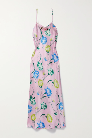 유럽직배송 로다테 원피스 RODARTE Embellished floral-print silk maxi dress 38063312419586558
