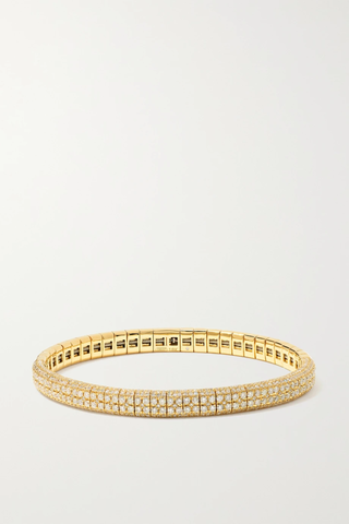 유럽직배송 SHAY 18-karat gold diamond stretch bracelet 38063312419660051