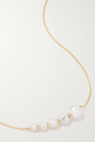 유럽직배송 소피빌리브라헤 목걸이 SOPHIE BILLE BRAHE Lune Perle 14-karat gold pearl necklace 1647597277650612