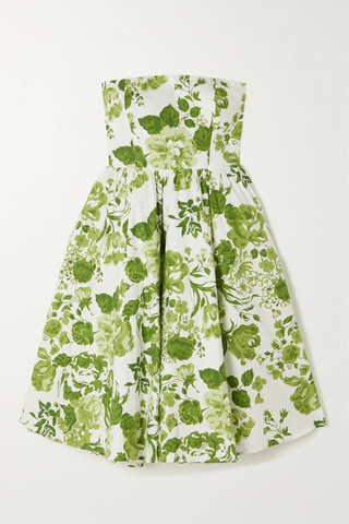 유럽직배송 리포메이션 원피스 REFORMATION Buttercup strapless floral-print organic cotton-blend dress 1647597283630978