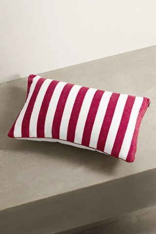 유럽직배송 로로피아나 LORO PIANA Striped cotton-terry and linen beach pillow 24772899113505144
