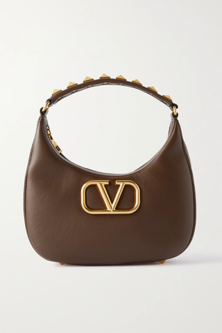 유럽직배송 발렌티노 숄더백 VALENTINO Valentino Garavani Stud Sign embellished leather shoulder bag 46376663162442260