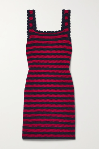 유럽직배송 리던 미니원피스 RE/DONE 70s crocheted cotton mini dress 45666037504839294