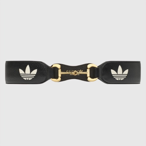 유럽직배송 구찌 여성벨트 GUCCI adidas x Gucci leather belt with Horsebit 625854U4DAG1061