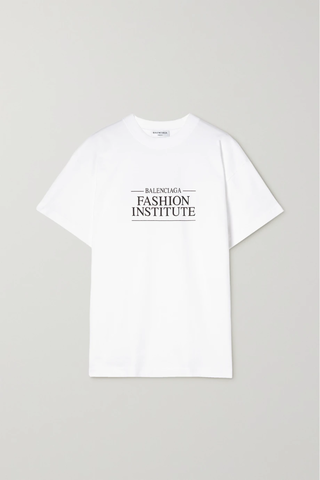 유럽직배송 발렌시아가 티셔츠 BALENCIAGA Printed cotton-jersey T-shirt 1647597284059088