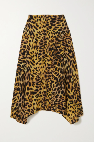 유럽직배송 스텔라맥카트니 스커트 STELLA MCCARTNEY Naya leopard-print silk crepe de chine midi skirt 43769801095544644