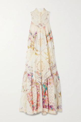 유럽직배송 짐머만 원피스 ZIMMERMANN Jude tiered crochet-trimmed floral-print ramie maxi dress 38063312420610439