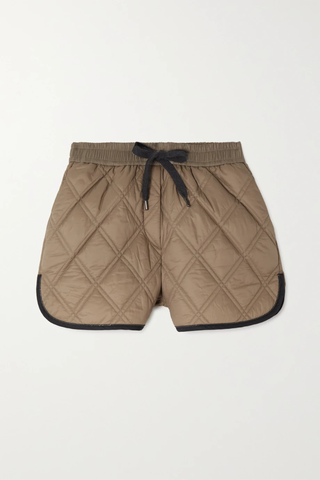 유럽직배송 브루넬로쿠치넬리 BRUNELLO CUCINELLI Bead-embellished quilted padded shell shorts 43769801095727859