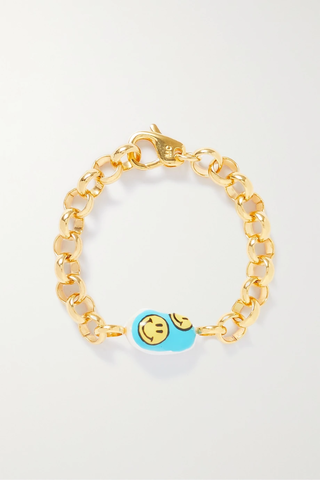 유럽직배송 MARTHA CALVO Smiles All Round gold-plated pearl bracelet 1647597282948015