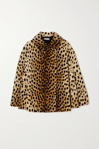 유럽직배송 알라이아 ALAÏA Leopard-print cotton-velvet cape 16114163150999947