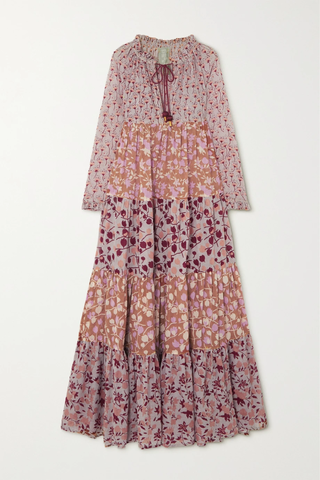 유럽직배송 YVONNE S Hippy tiered printed cotton-voile maxi dress 1647597285429789
