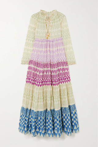 유럽직배송 YVONNE S Hippy tiered printed cotton-voile maxi dress 1647597285429859