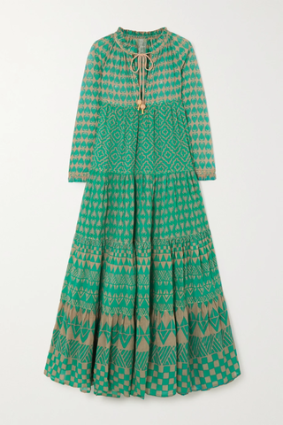 유럽직배송 YVONNE S Hippy tiered printed cotton-voile maxi dress 1647597285429852