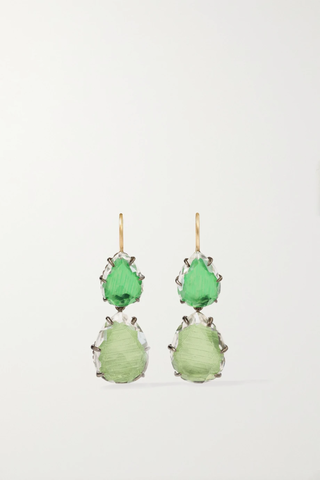 유럽직배송 LARKSPUR &amp; HAWK Caterina large rhodium-dipped quartz earrings 1647597280567911