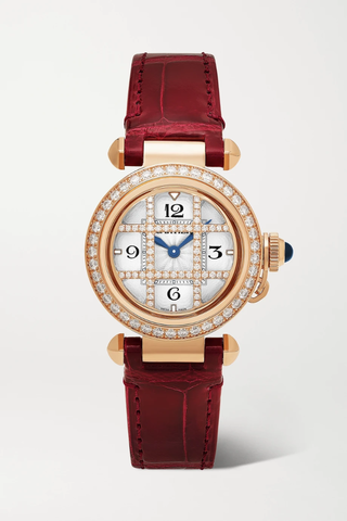 유럽직배송 까르띠에 CARTIER Pasha de Cartier Quartz 30mm 18-karat rose gold and diamond watch 1647597282484595