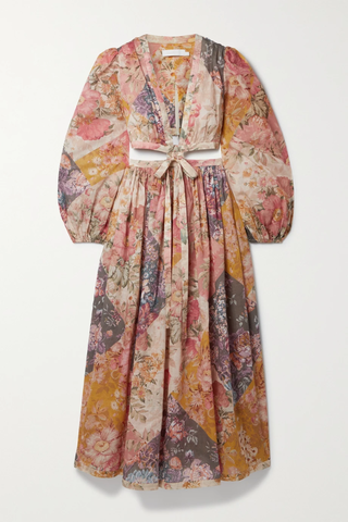 유럽직배송 짐머만 원피스 ZIMMERMANN Pattie cutout patchwork floral-print cotton-voile midi dress 38063312420620300