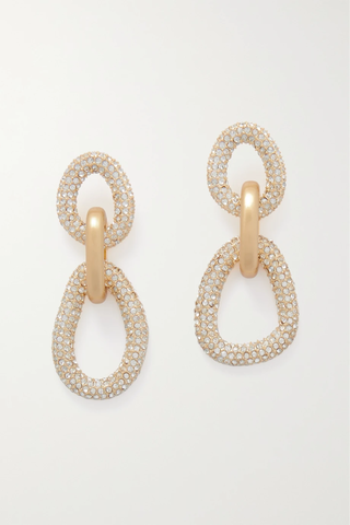 유럽직배송 컬트가이아 귀걸이 CULT GAIA Reyes gold-tone crystal earrings 42247633208373636