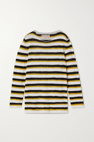 유럽직배송 마르니 스웨터 MARNI Striped wool and mohair-blend sweater 43769801095581093