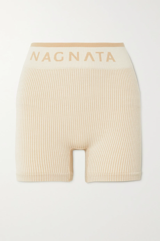 유럽직배송 나그나타 NAGNATA Ribbed merino wool-blend shorts 38063312419359718
