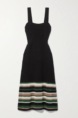 유럽직배송 제이슨우 원피스 JASON WU Striped crocheted cotton midi dress 43769801095606076