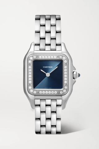 유럽직배송 까르띠에 CARTIER Panthère de Cartier 23mm stainless steel diamond watch 1647597284058727