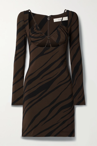 유럽직배송 잇오치스 미니원피스 ET OCHS Aida cutout zebra-print stretch-jersey mini dress 38063312420012743