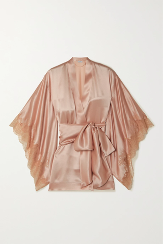 유럽직배송 카린길슨 로브 CARINE GILSON Lace-trimmed silk-satin robe 1647597285252683