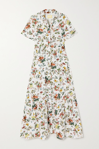 유럽직배송 에르뎀 원피스 ERDEM Helena floral-print cotton-voile maxi shirt dress 38063312418819266
