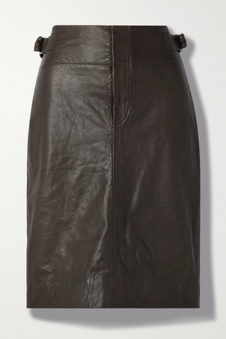 유럽직배송 이자벨마랑에뚜왈 스커트 ISABEL MARANT ÉTOILE Bertille buckled leather skirt 43769801094958546