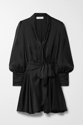 유럽직배송 짐머만 원피스 ZIMMERMANN Ruffled silk-satin mini wrap dress 1647597287522702
