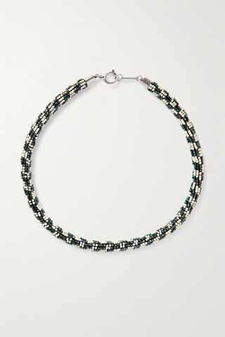 유럽직배송 이자벨마랑 목걸이 ISABEL MARANT Silver-tone beaded necklace 38063312418676616