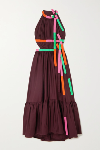 유럽직배송 록산다 원피스 ROKSANDA Niesha open-back bow-detailed tiered cotton midi dress 46376663162428806