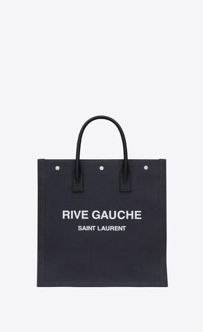 유럽직배송 입생로랑 리브고쉬 토트백 SAINT LAURENT rive gauche north/south tote bag in printed canvas and leather 63253996N9E1298