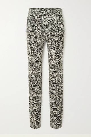 유럽직배송 프로엔자슐러 팬츠 PROENZA SCHOULER Zebra-jacquard stretch cotton-blend slim-leg pants 43769801096178784