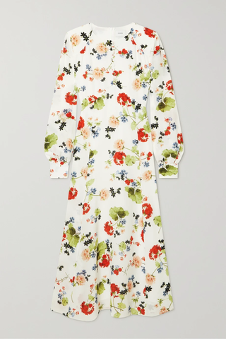 유럽직배송 에르뎀 원피스 ERDEM Leigh floral-print silk crepe de chine midi dress 42247633207844936