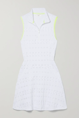 유럽직배송 L&#039;ETOILE SPORT + Veronica Beard grosgrain-trimmed pointelle-knit mini tennis dress 38063312419352125